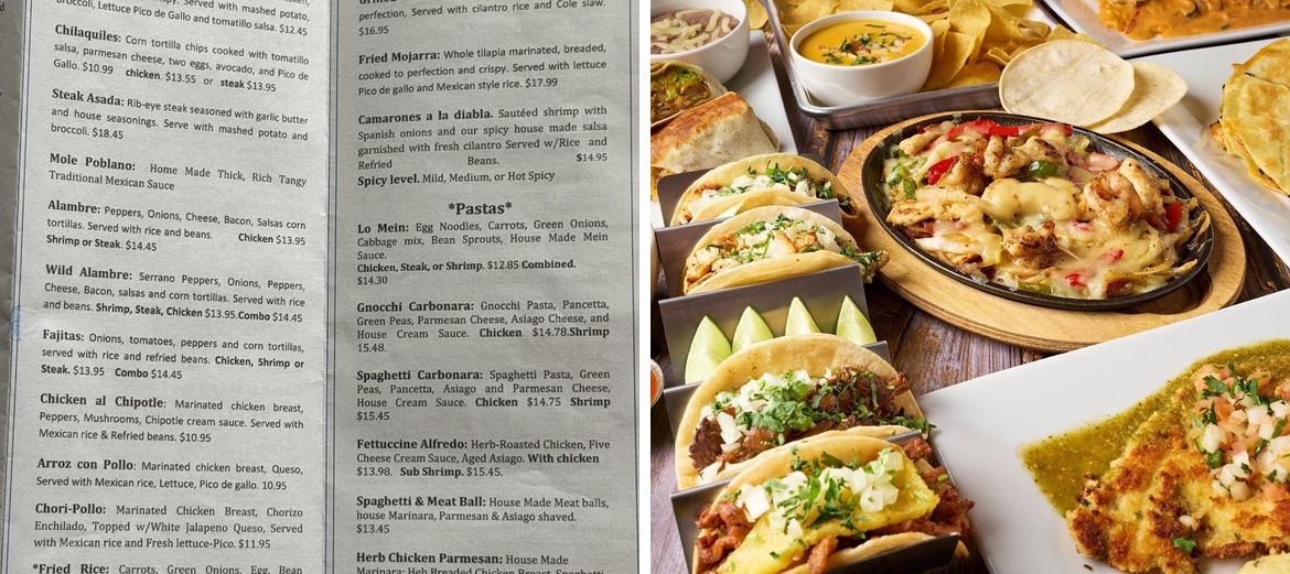 Super Pollo Restaurant Menu